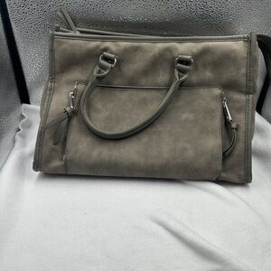JustFab Taupe Shoulder Bag